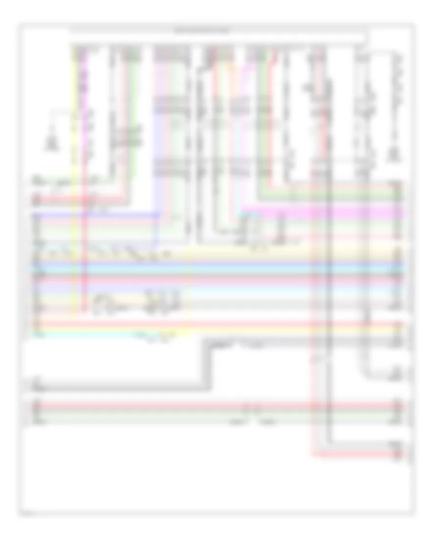 Bose Radio Wiring Diagram, Hybrid withNavigation & Surround (12 из 13) для Infiniti QX60 2014