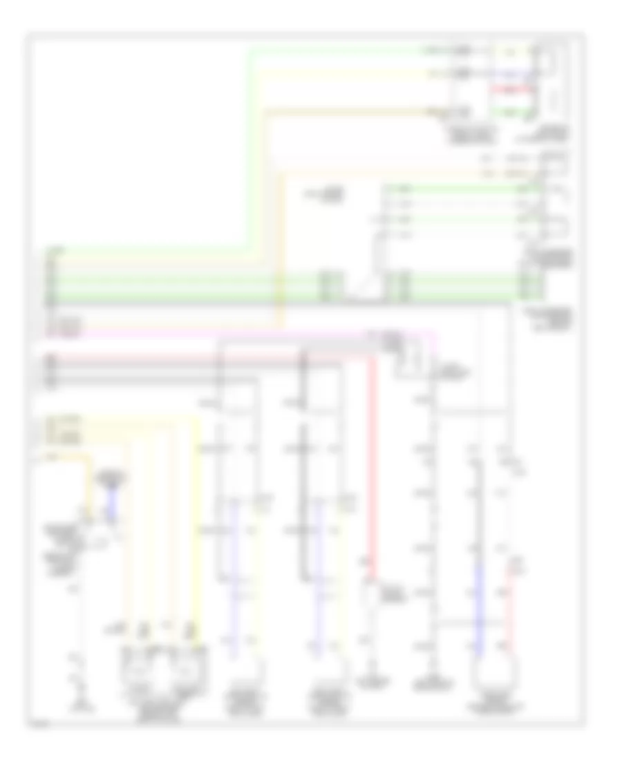 Электросхема подушек безопасности SRS AirBag (3 из 3) для Infiniti QX60 2014