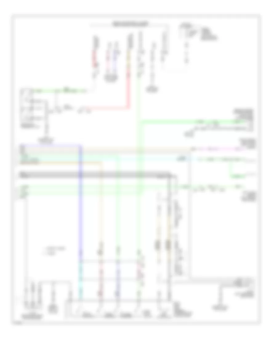 Электросхема привода багажника (2 из 2) для Infiniti QX60 2014