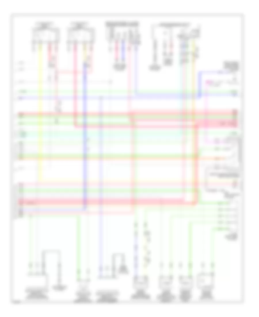Электросхема кондиционера, Гибрид (2 из 4) для Infiniti QX60 2014