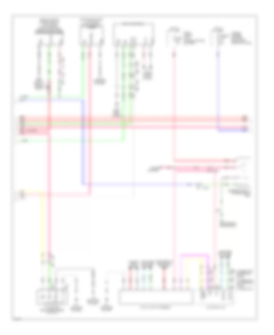 Электросхема кондиционера, Гибрид (3 из 4) для Infiniti QX60 2014