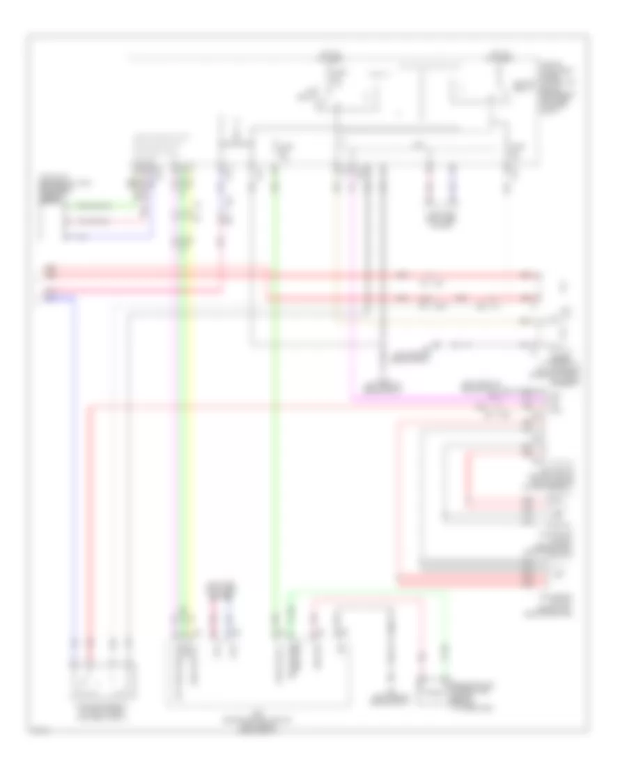Электросхема кондиционера, Гибрид (4 из 4) для Infiniti QX60 2014
