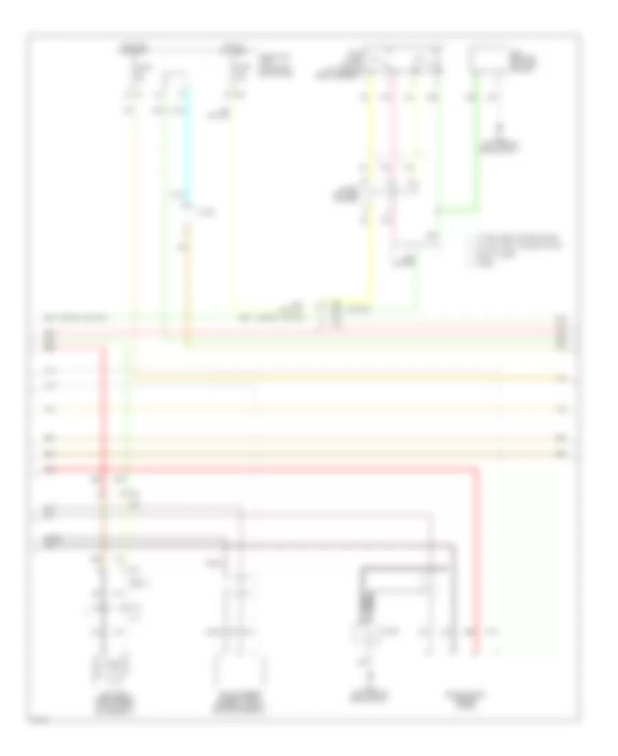 Электросхема антиблокировочной тормозной системы АБС (ABS) (2 из 3) для Infiniti QX60 2014