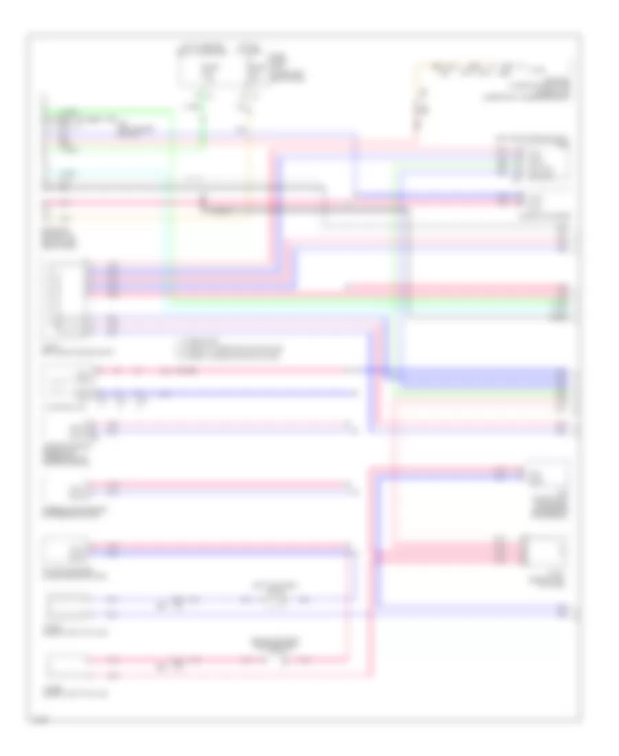 Электросхема линии передачи данных CAN, Гибрид без Память (1 из 3) для Infiniti QX60 2014