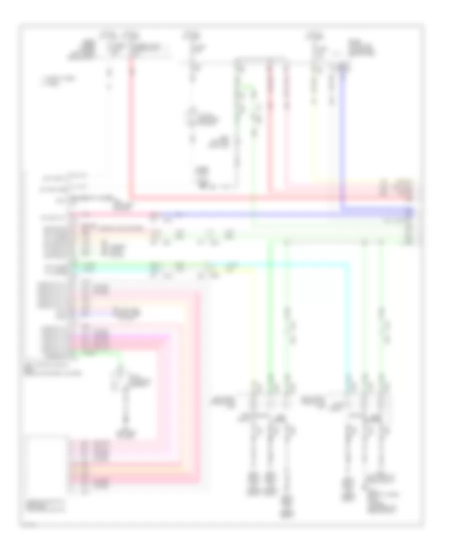 Электросхема внешнего освещения (1 из 3) для Infiniti QX60 2014