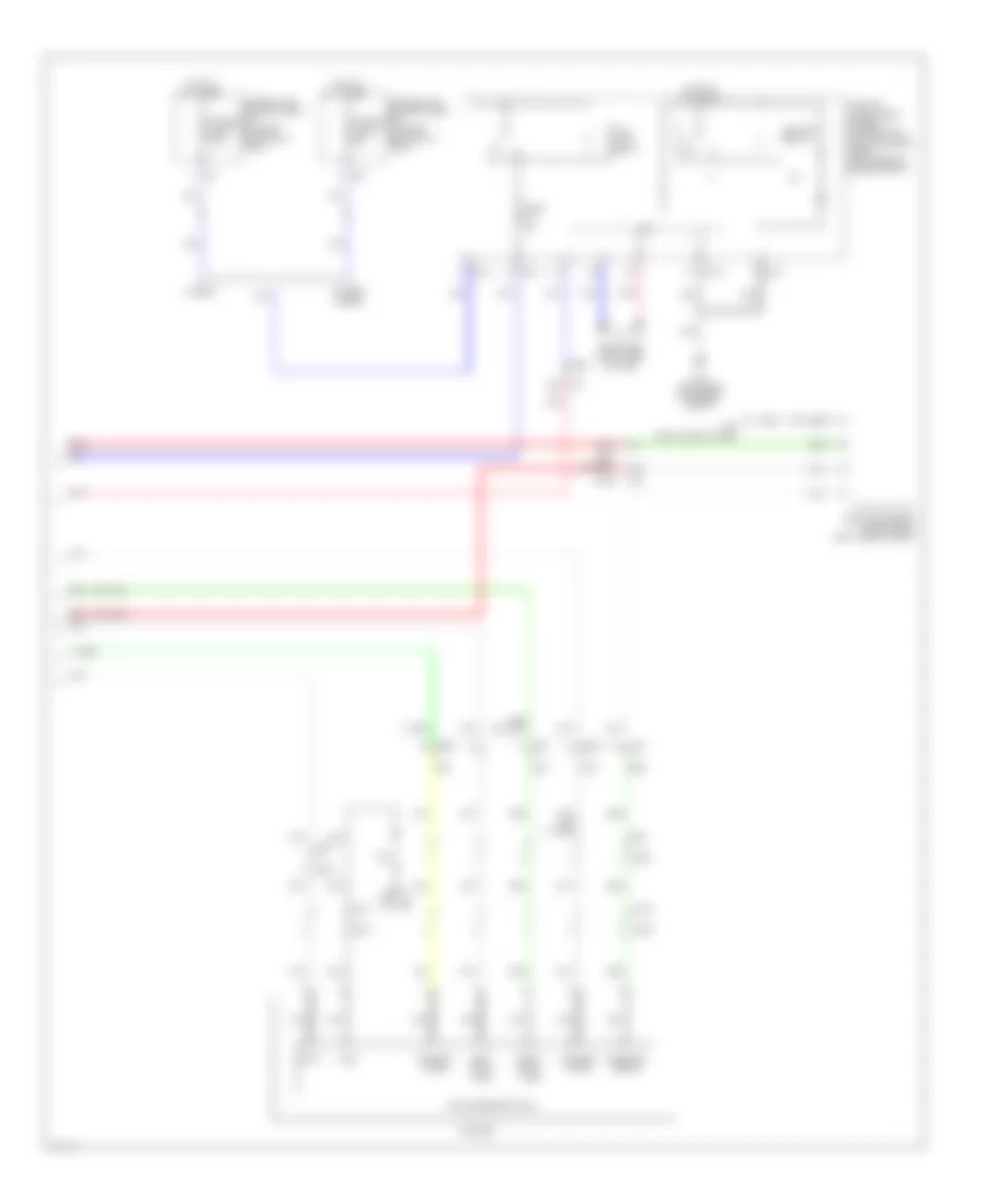 Электросхема розетки подключения прицепа (4 из 4) для Infiniti QX60 2014