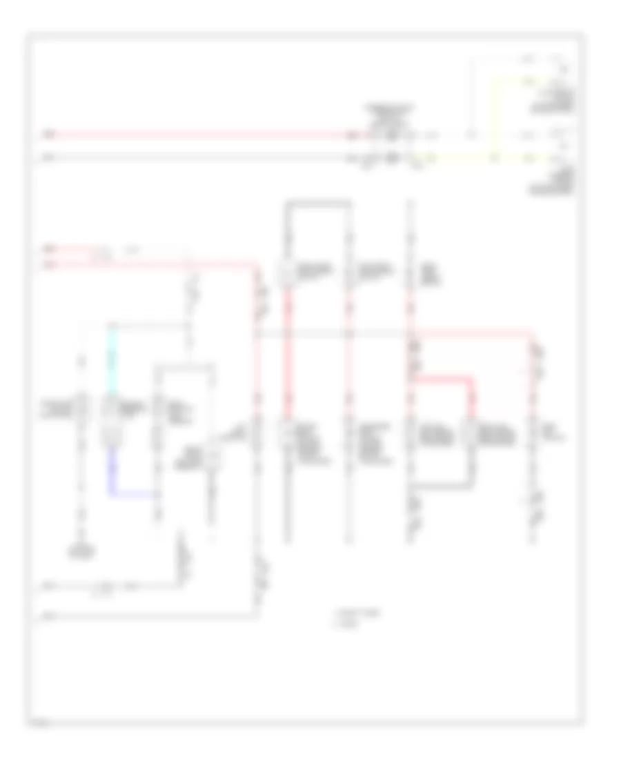 Электросхема подсветки приборов (3 из 3) для Infiniti QX60 2014