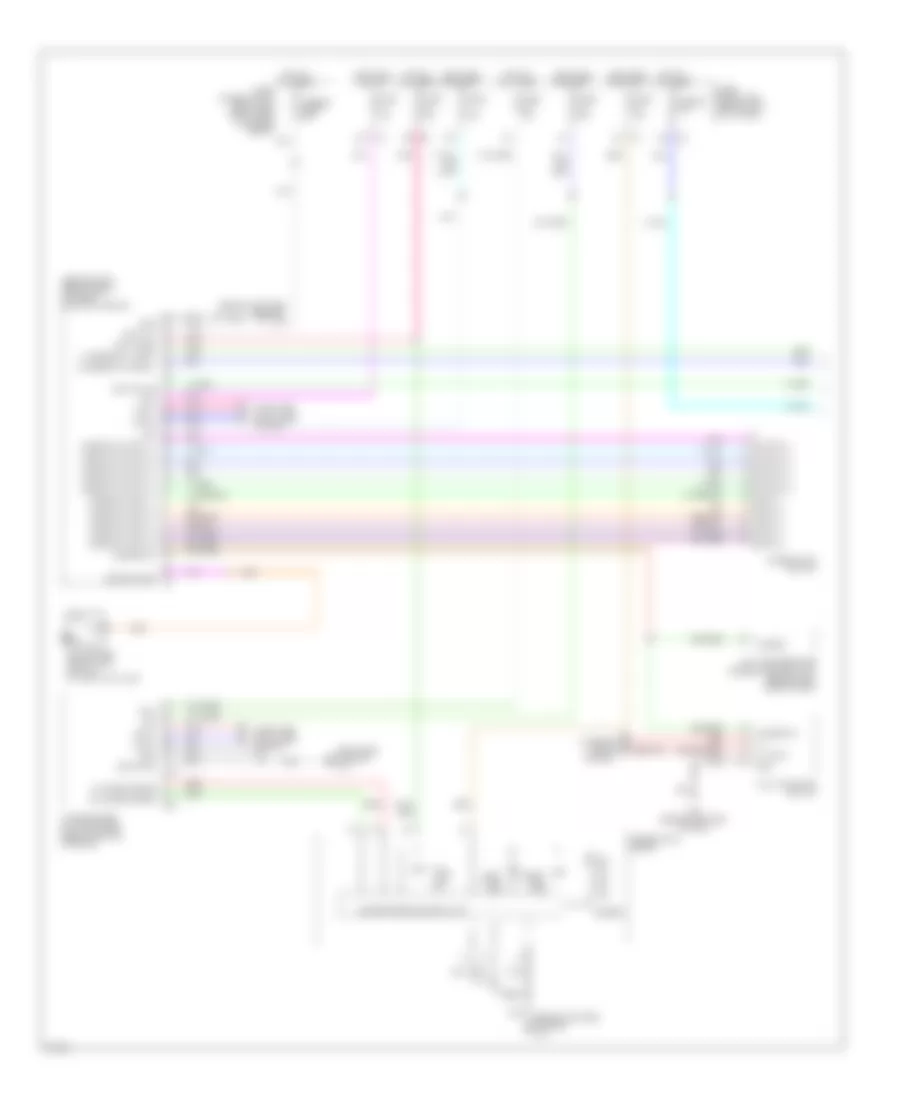 Электросхема внешнего освещения (1 из 3) для Infiniti M35 2010