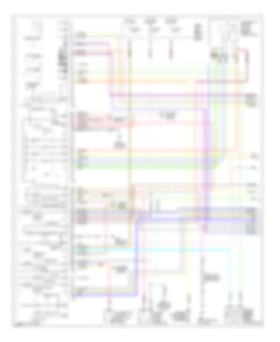 Электросхема панели приборов (1 из 3) для Infiniti QX4 2001