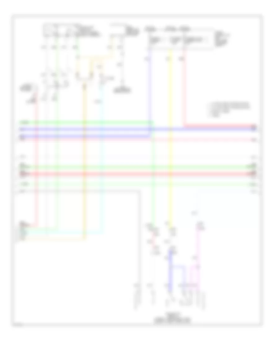 Электросхема розетки подключения прицепа (3 из 4) для Infiniti QX60 Hybrid 2014