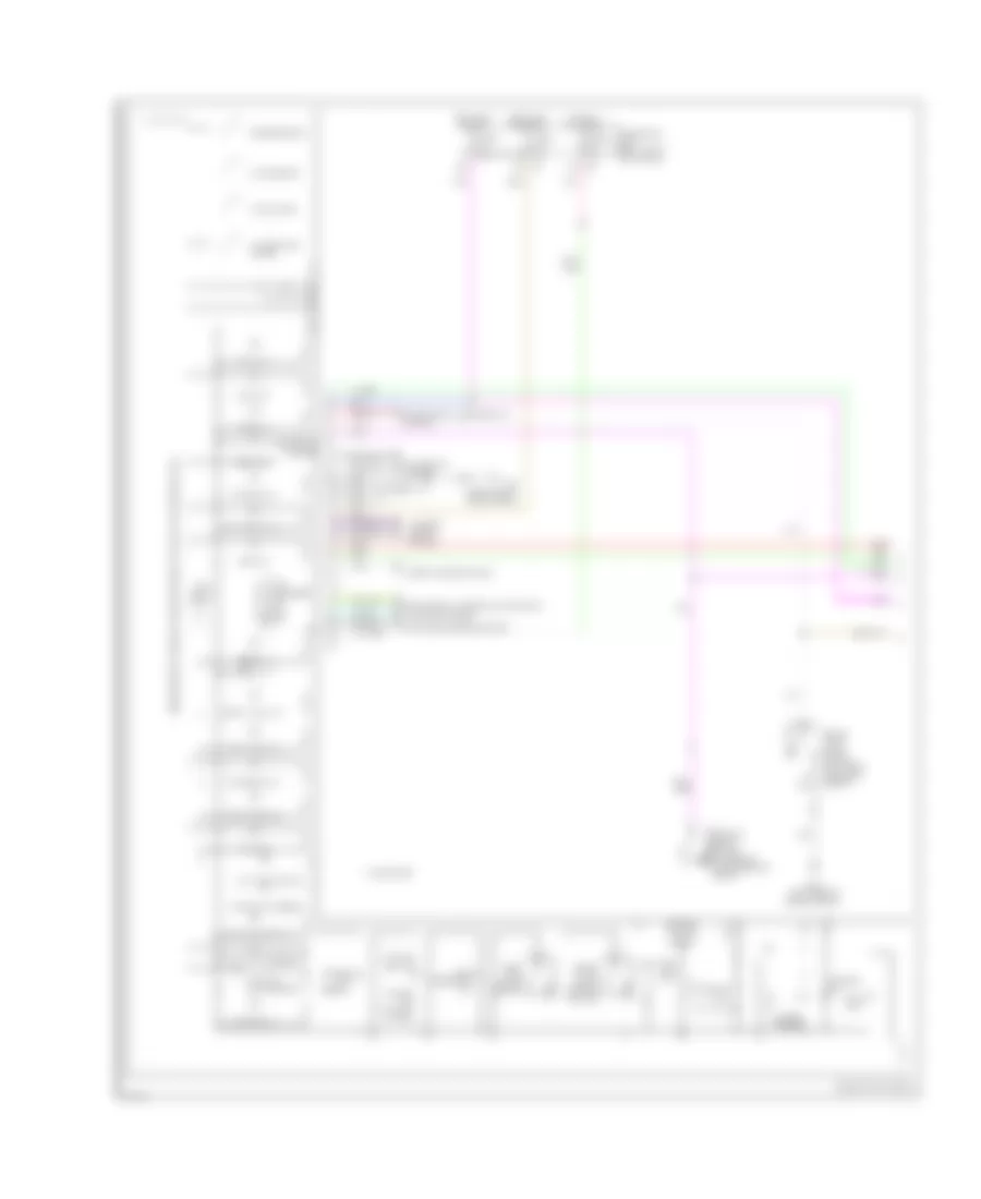 Электросхема панели приборов (1 из 2) для Infiniti M35 x 2010