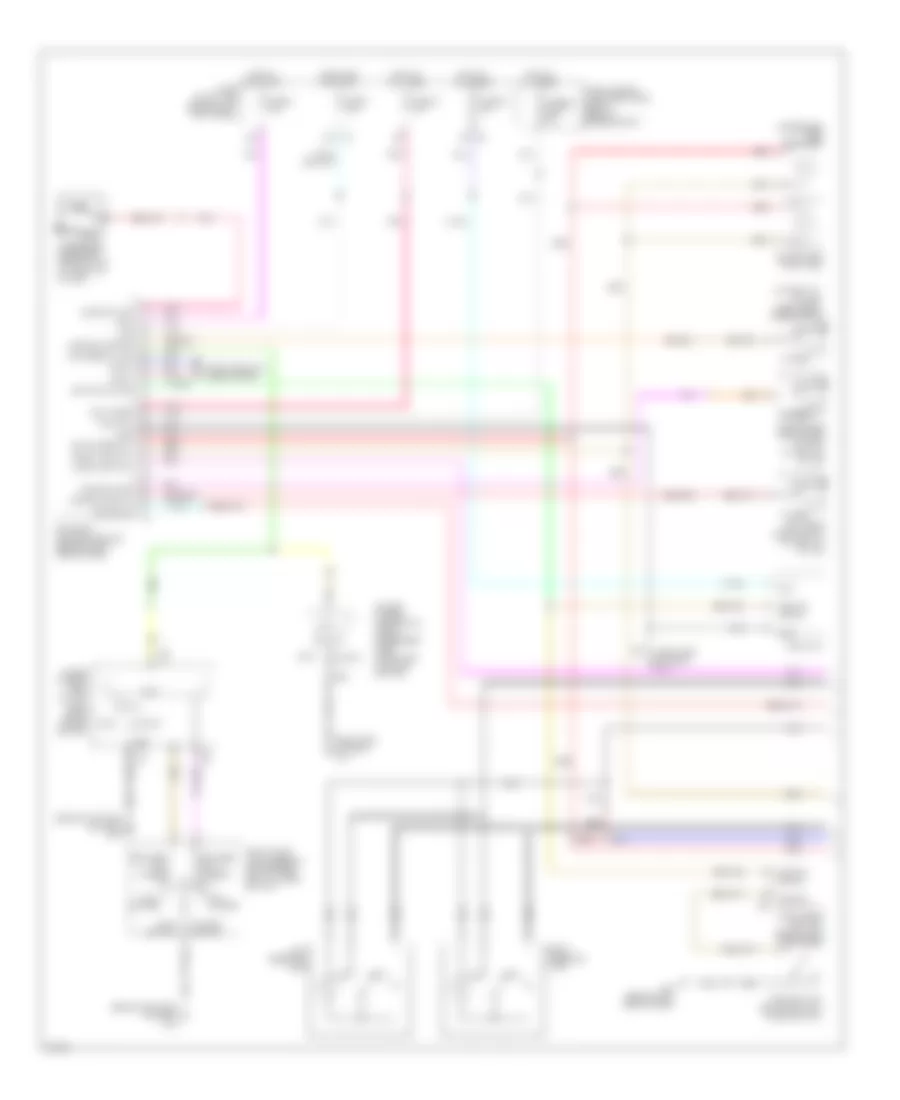 Электросхема подсветки (1 из 2) для Infiniti M35 x 2010
