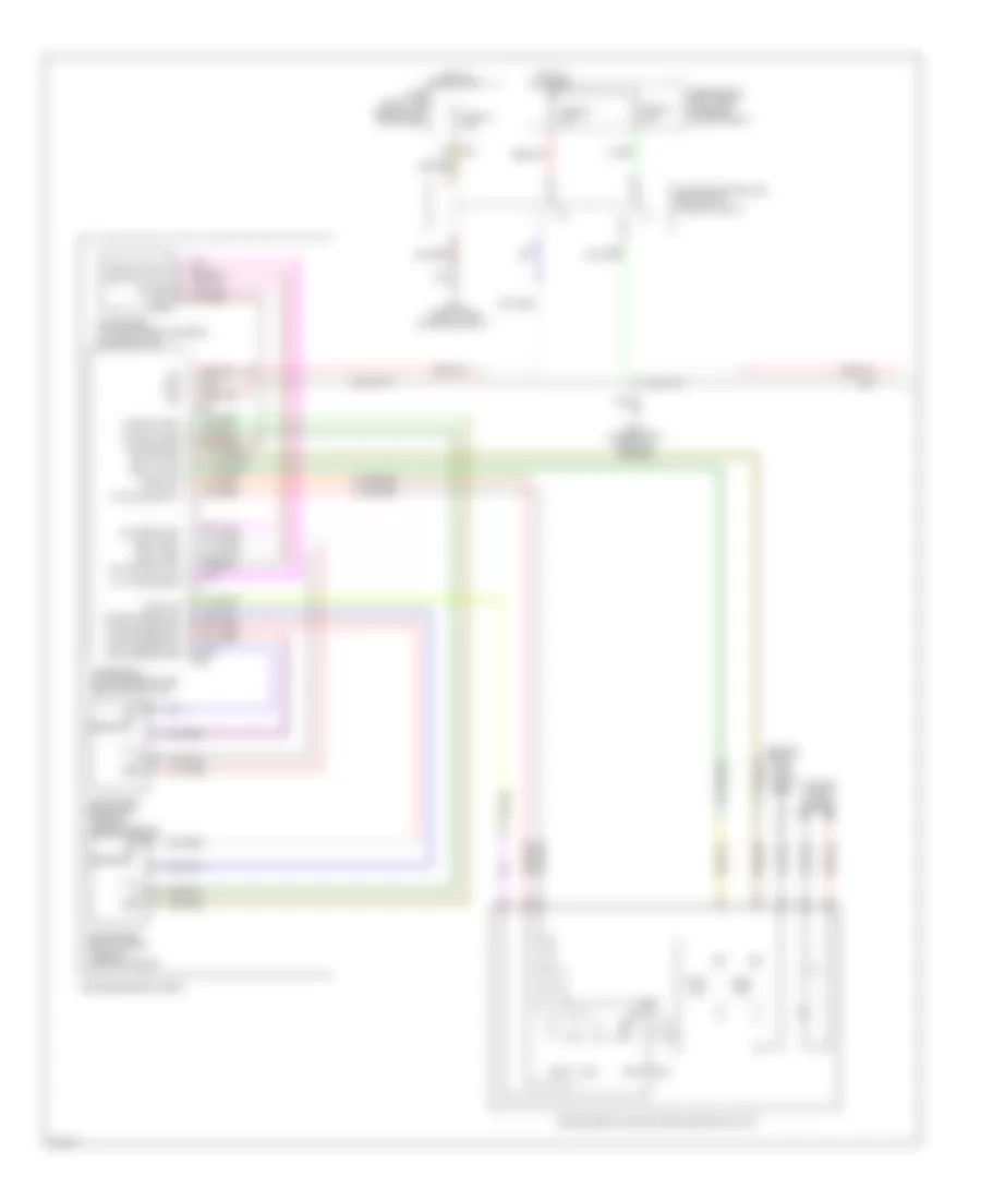 Электросхема климат контроля сидений (1 из 2) для Infiniti M35 x 2010