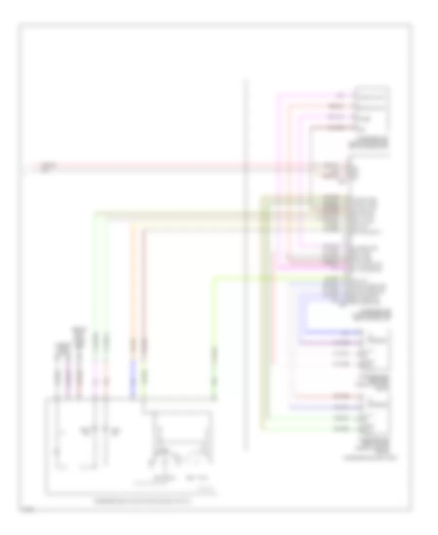 Электросхема климат контроля сидений (2 из 2) для Infiniti M35 x 2010