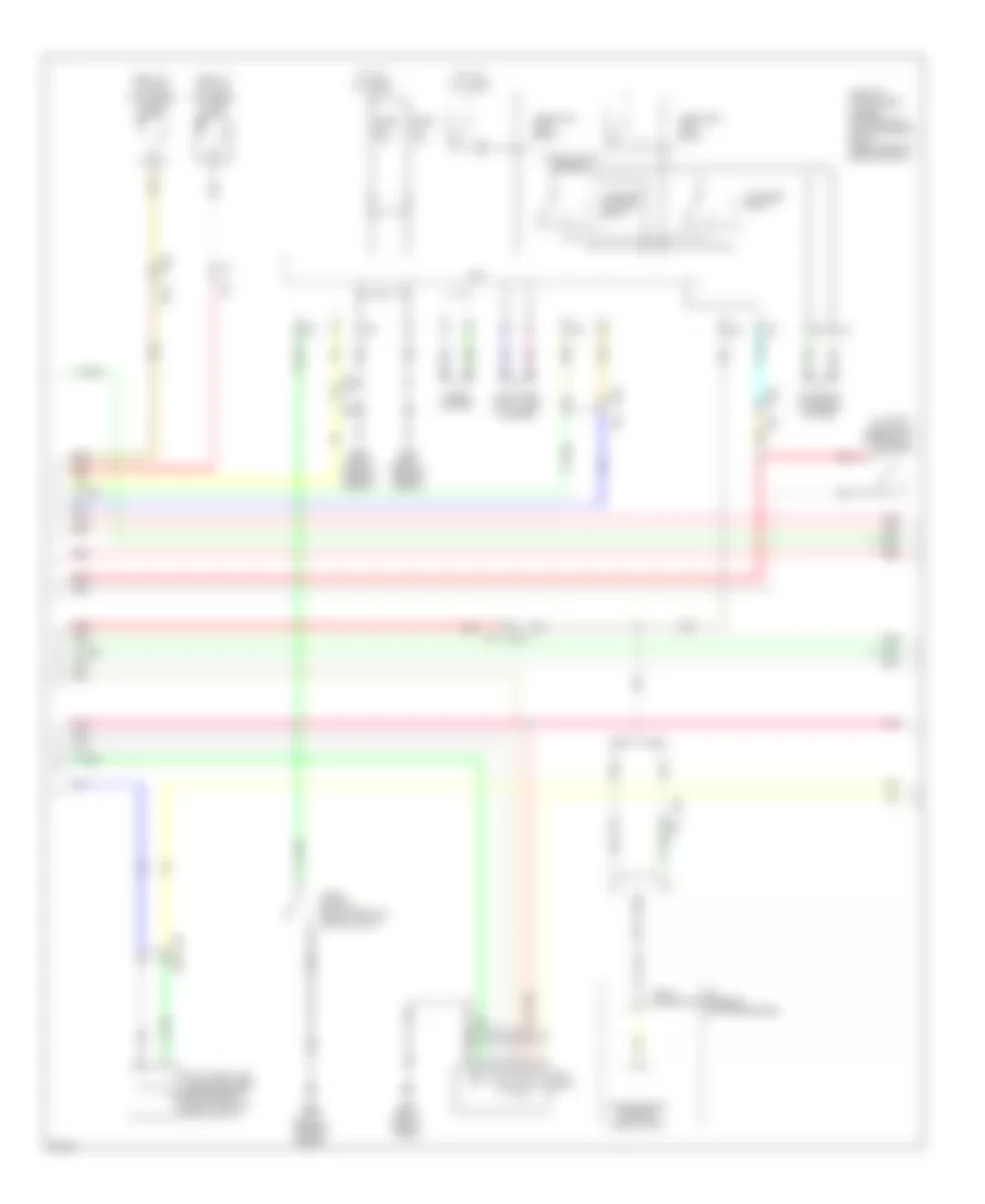 Электросхема противоугонной сигнализации (3 из 4) для Infiniti QX70 2014
