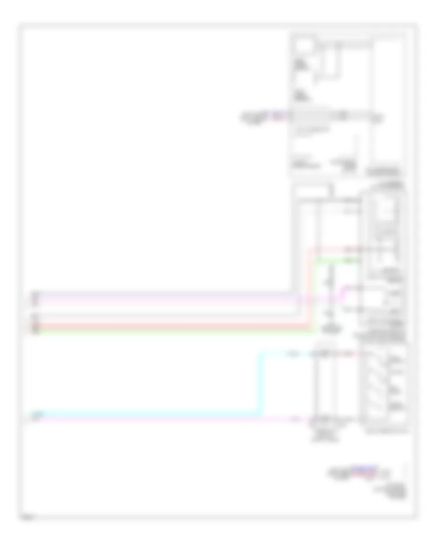 3.7L, Электросхема системы круизконтроля (2 из 2) для Infiniti QX70 2014