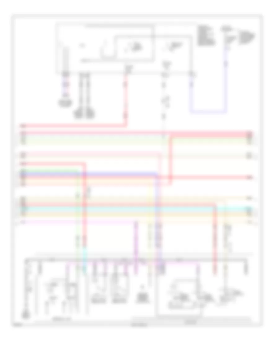 Электросхема подсветки (2 из 4) для Infiniti QX70 2014
