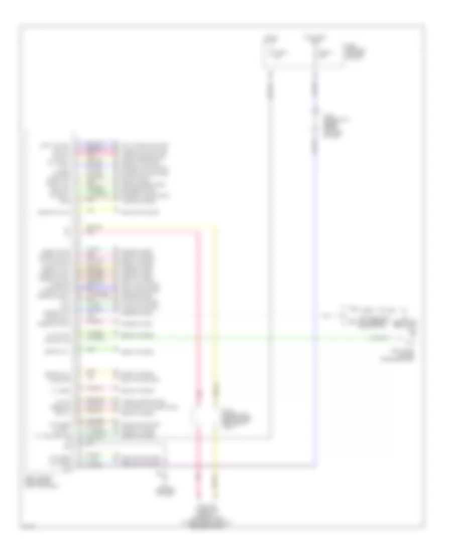 Электросхема блока управления кузовом (1 из 2) для Infiniti Q45 2002