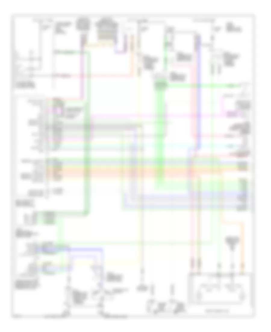 Электросхема подсветки (1 из 2) для Infiniti Q45 2002