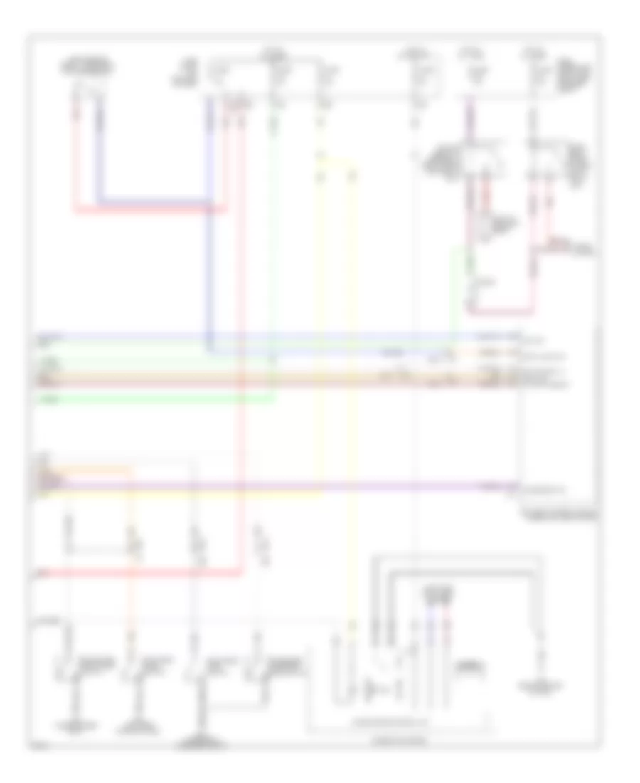 Электросхема открывания авто (4 из 4) для Infiniti QX80 2014