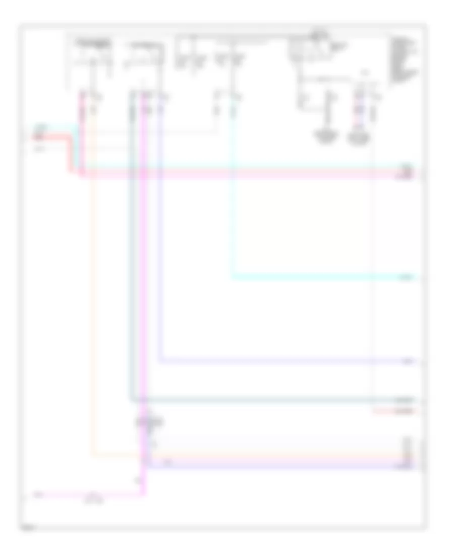 5.6L, Электросхема системы управления двигателя (5 из 7) для Infiniti QX80 2014