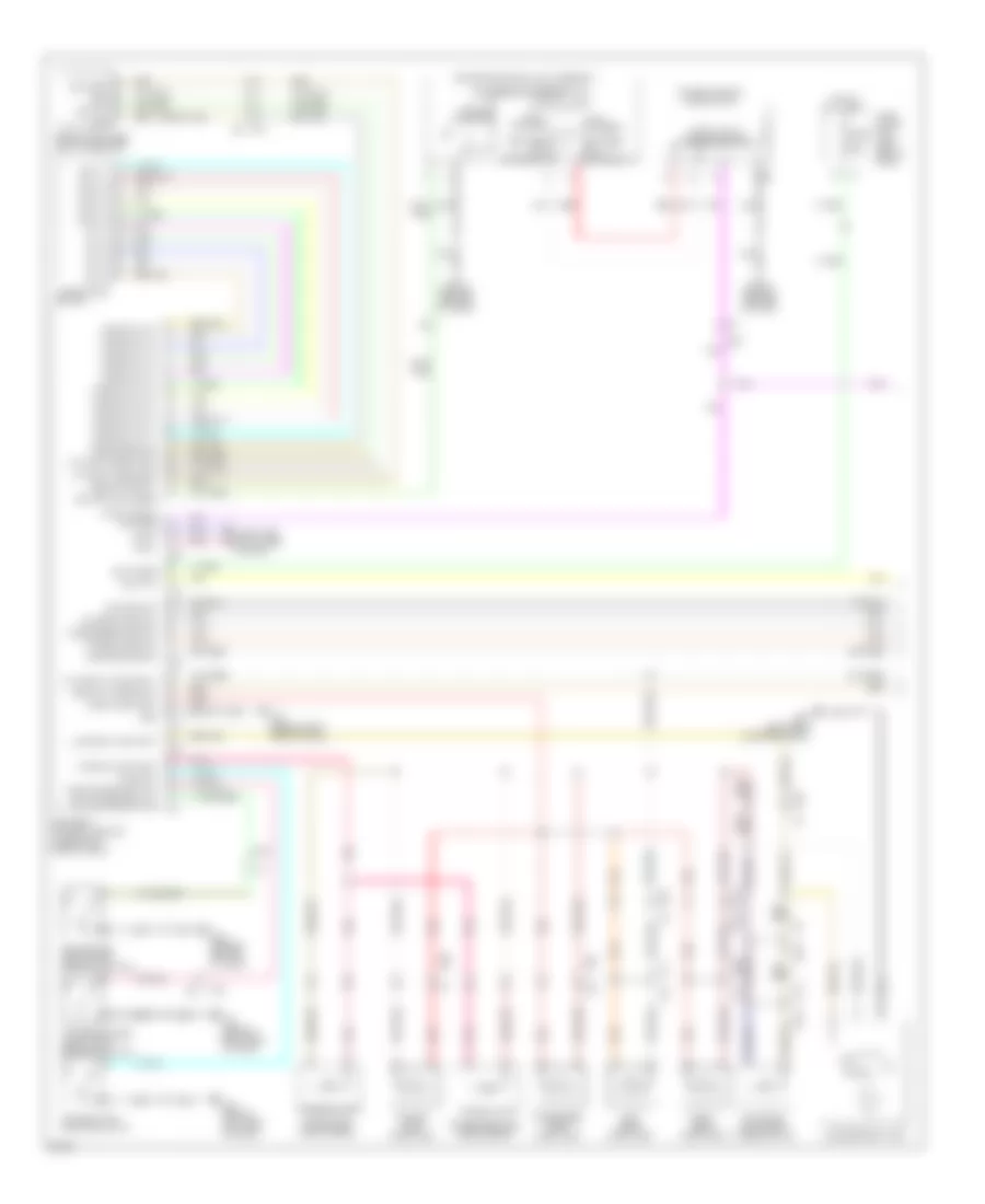 Электросхема подсветки (1 из 2) для Infiniti QX80 2014