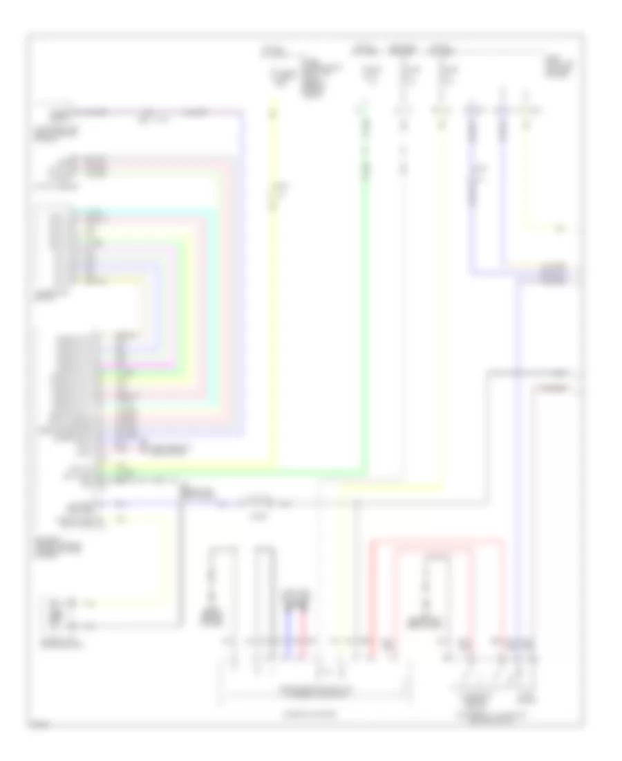 Электросхема подсветки приборов (1 из 2) для Infiniti QX80 2014