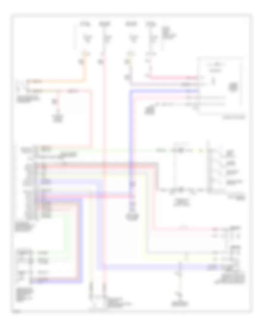 Электросхема системы круизконтроля для Infiniti QX56 2010