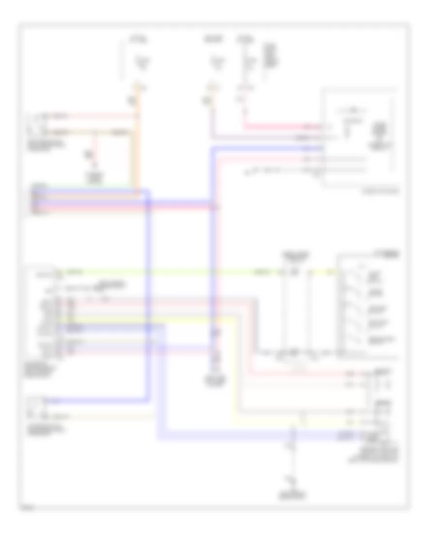 Электросхема интеллектуального круиз контроля (2 из 2) для Infiniti QX56 2010
