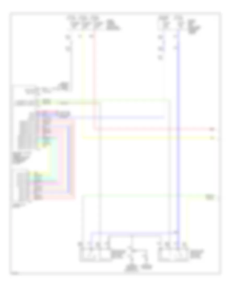 Электросхема розетки подключения прицепа (1 из 2) для Infiniti QX56 2010