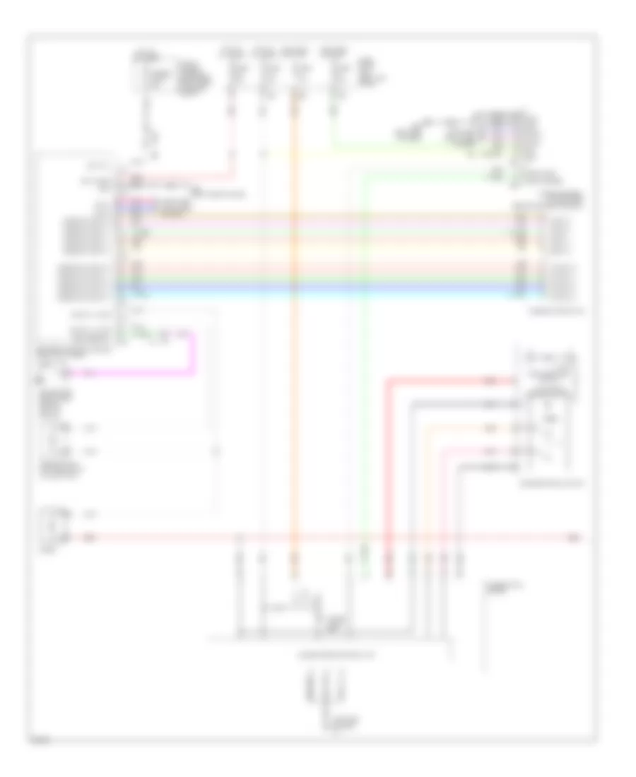 Электросхема подсветки приборов (1 из 2) для Infiniti EX35 2011