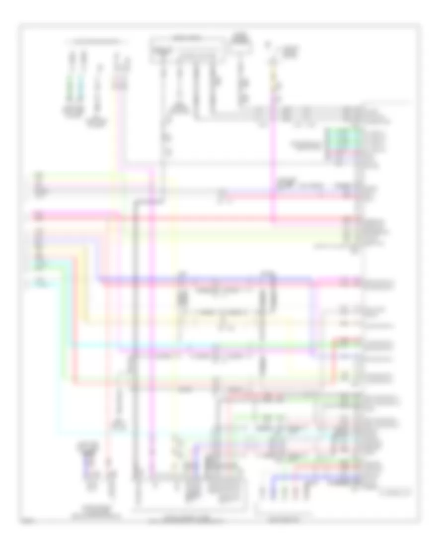 Электросхема магнитолы, Bose без Навигация (5 из 5) для Infiniti EX35 Journey 2011