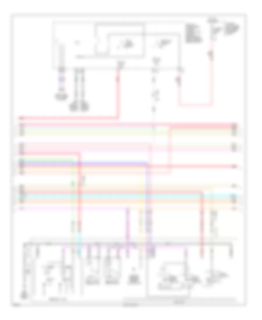 Электросхема подсветки (2 из 3) для Infiniti FX35 2011