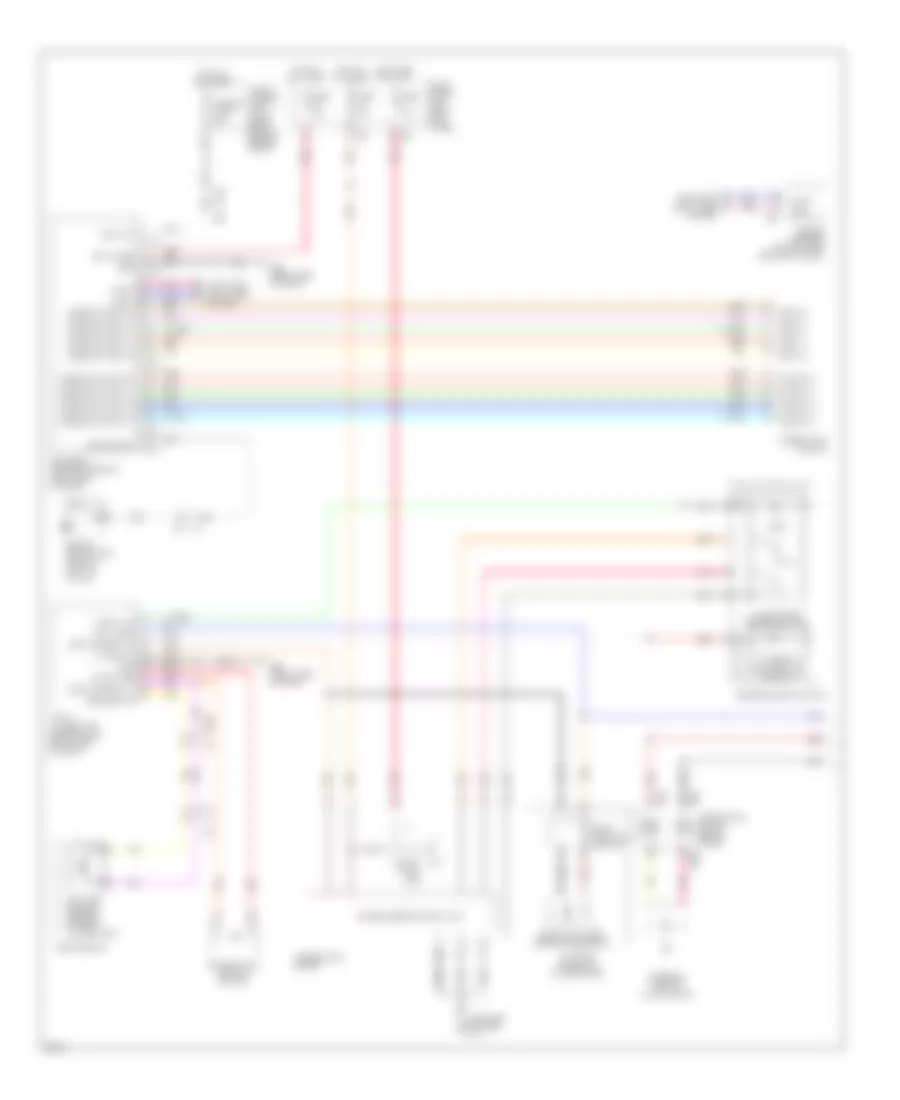Электросхема подсветки приборов (1 из 2) для Infiniti FX35 2011
