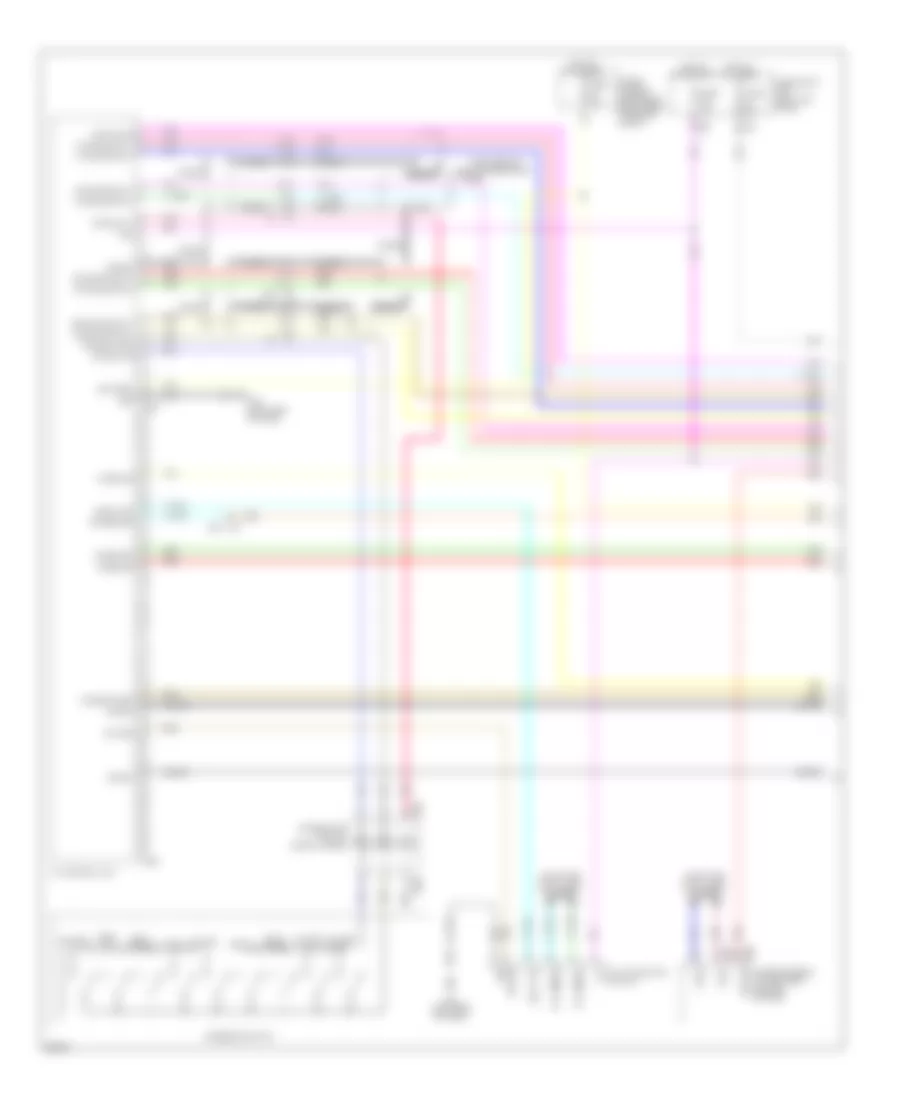 Электросхема навигации GPS (1 из 6) для Infiniti FX35 2011