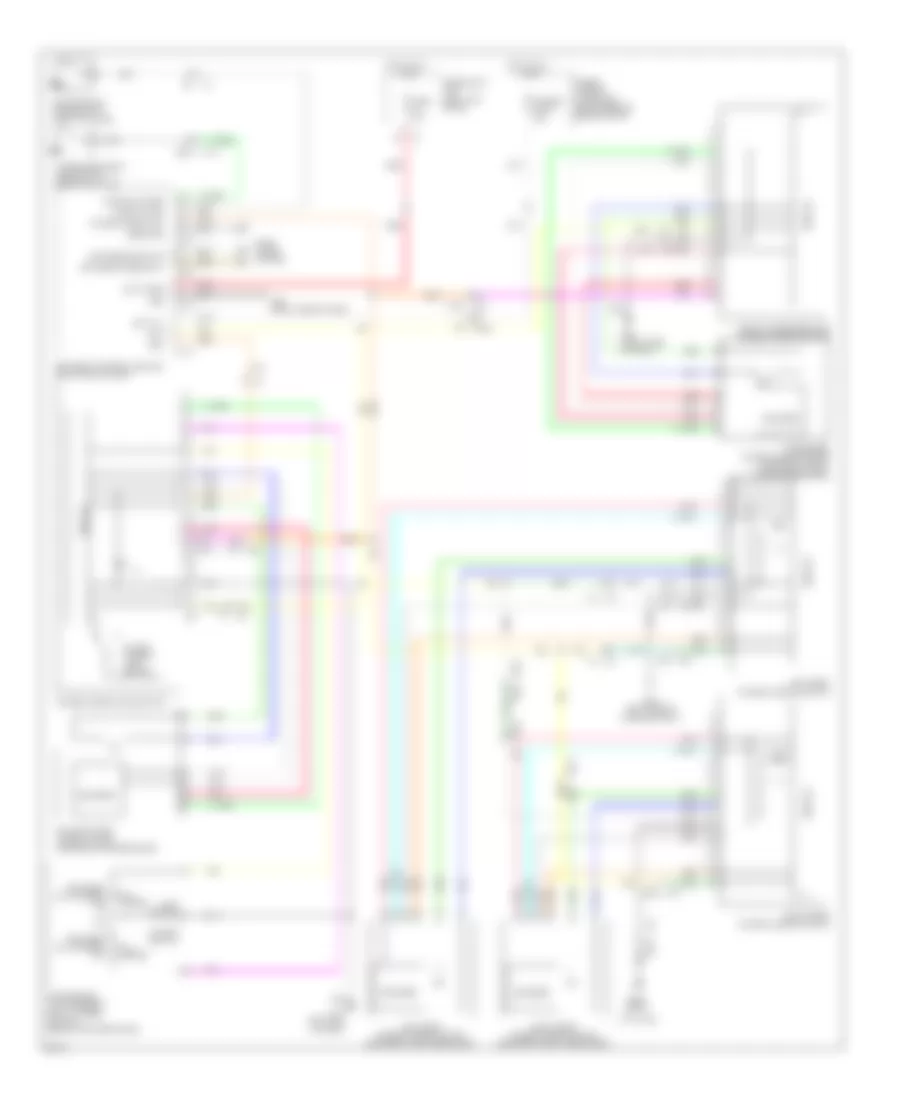 Электросхема стеклоподъемников, С Водитель и Пассажирская сторона Антизажимает Систему для Infiniti FX50 2011