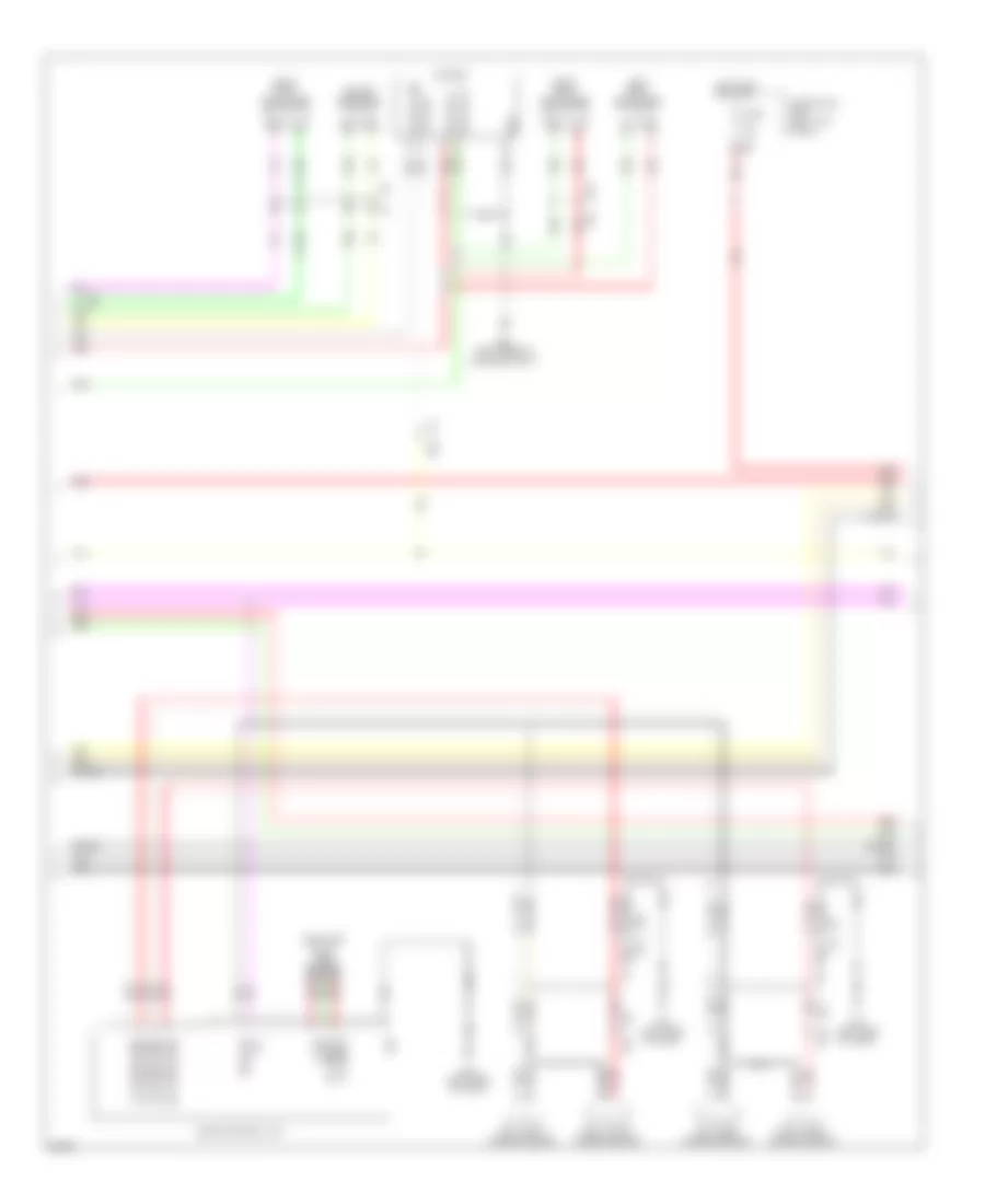 Электросхема магнитолы, С Навигация (3 из 6) для Infiniti FX50 2011