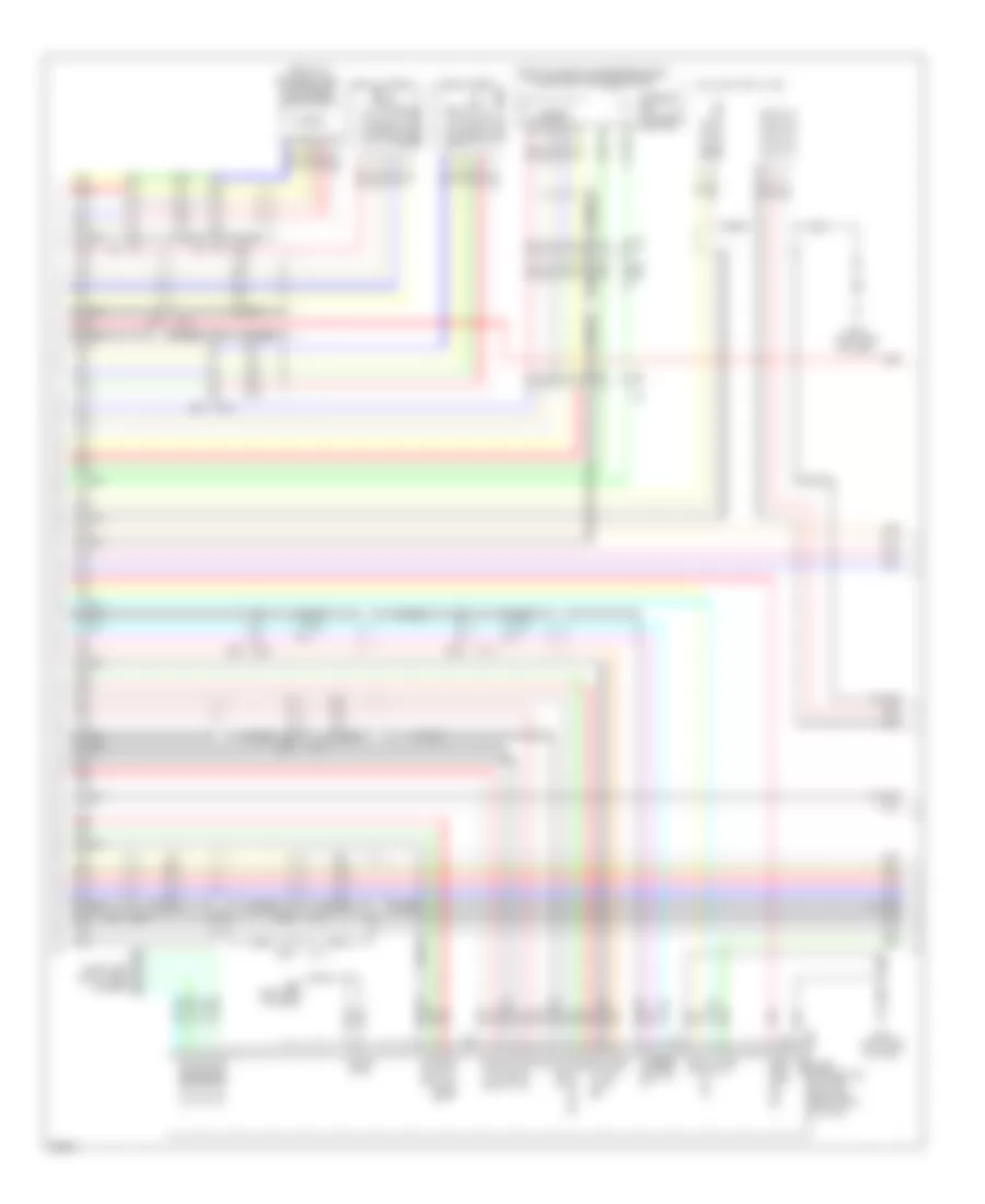 Электросхема магнитолы, С Навигация (5 из 6) для Infiniti FX50 2011
