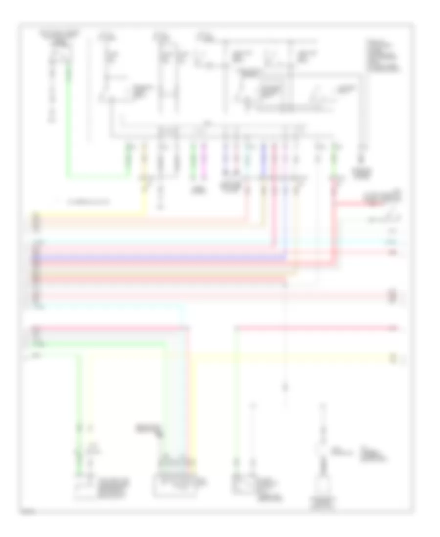 Электросхема противоугонной сигнализации (3 из 4) для Infiniti G25 Journey 2011