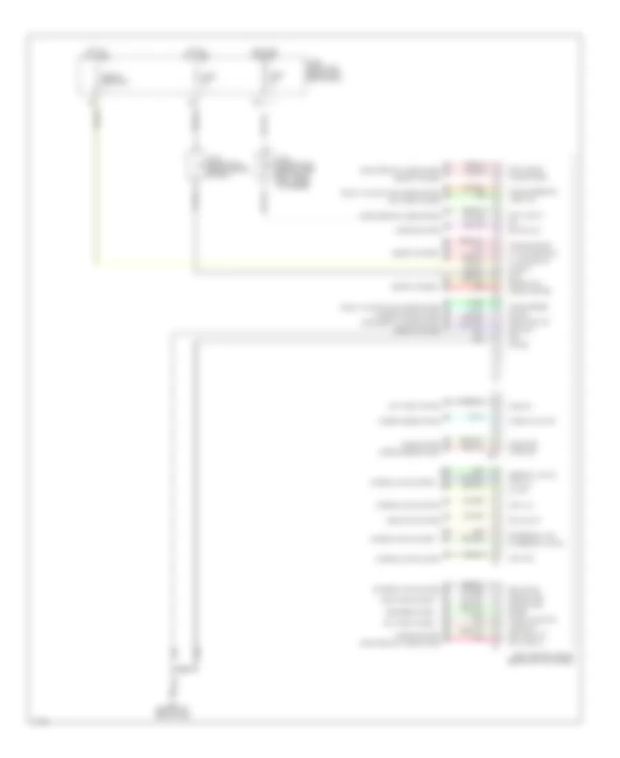 Электросхема блоков управления кузовом (2 из 2) для Infiniti Q45 2003