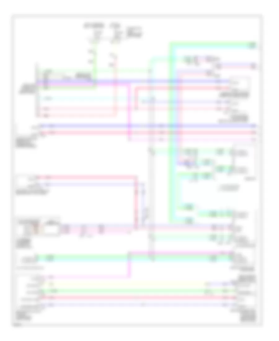 Электросхема линии передачи данных CAN, Кабриолет (1 из 2) для Infiniti G37 2011