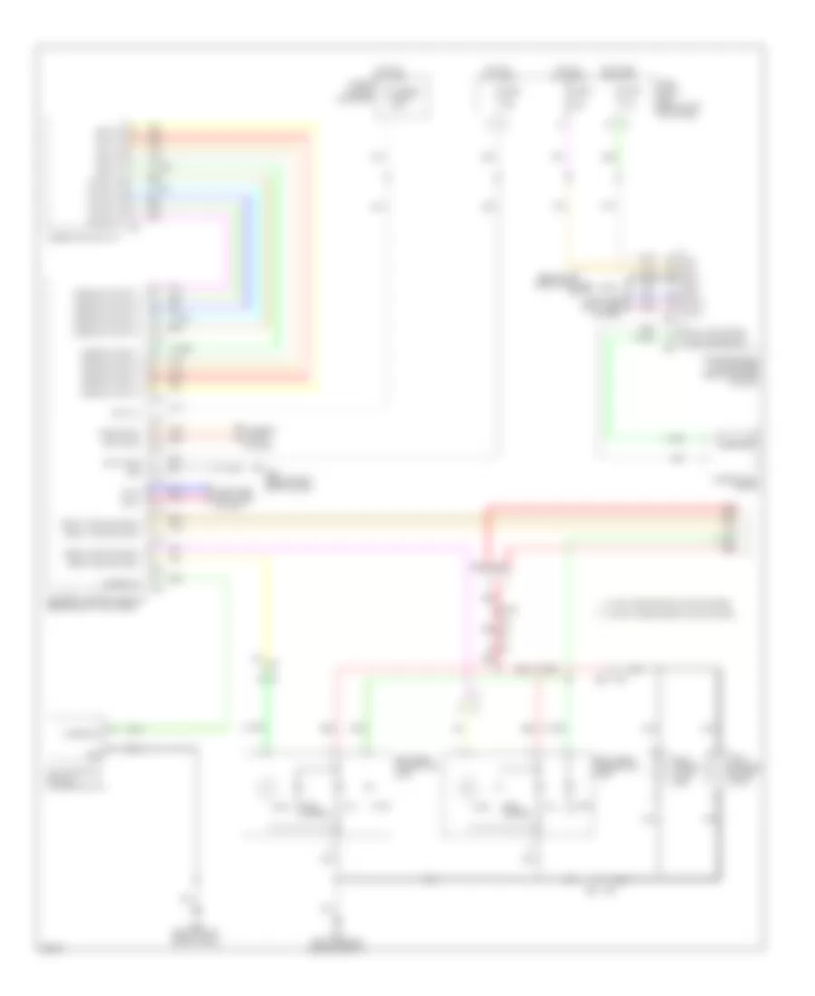Электросхема внешнего освещения, Кабриолет (1 из 2) для Infiniti G37 2011