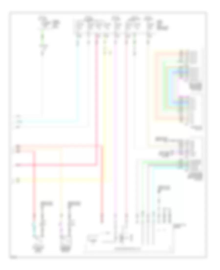 Электросхема центрального замка, Кабриолет (4 из 4) для Infiniti G37 2011