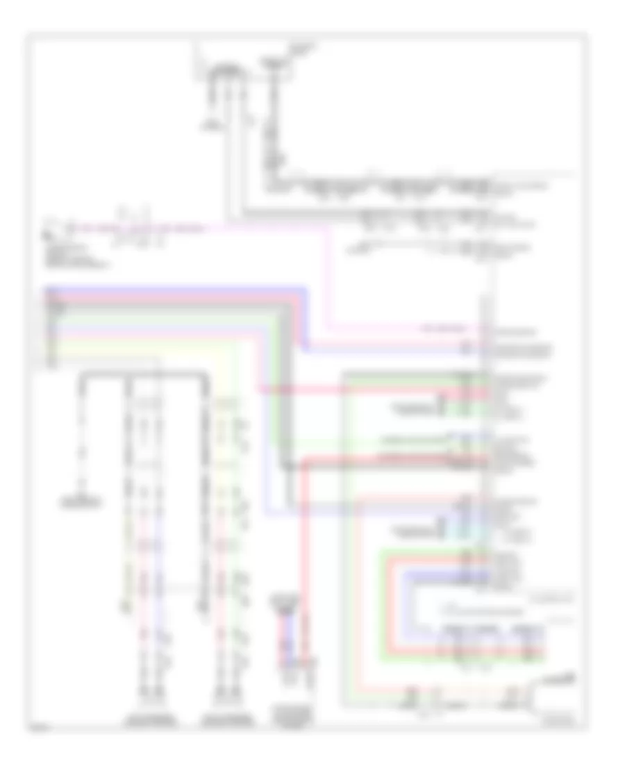 Электросхема магнитолы Bose, Кабриолет withNavigation (4 из 4) для Infiniti G37 2011