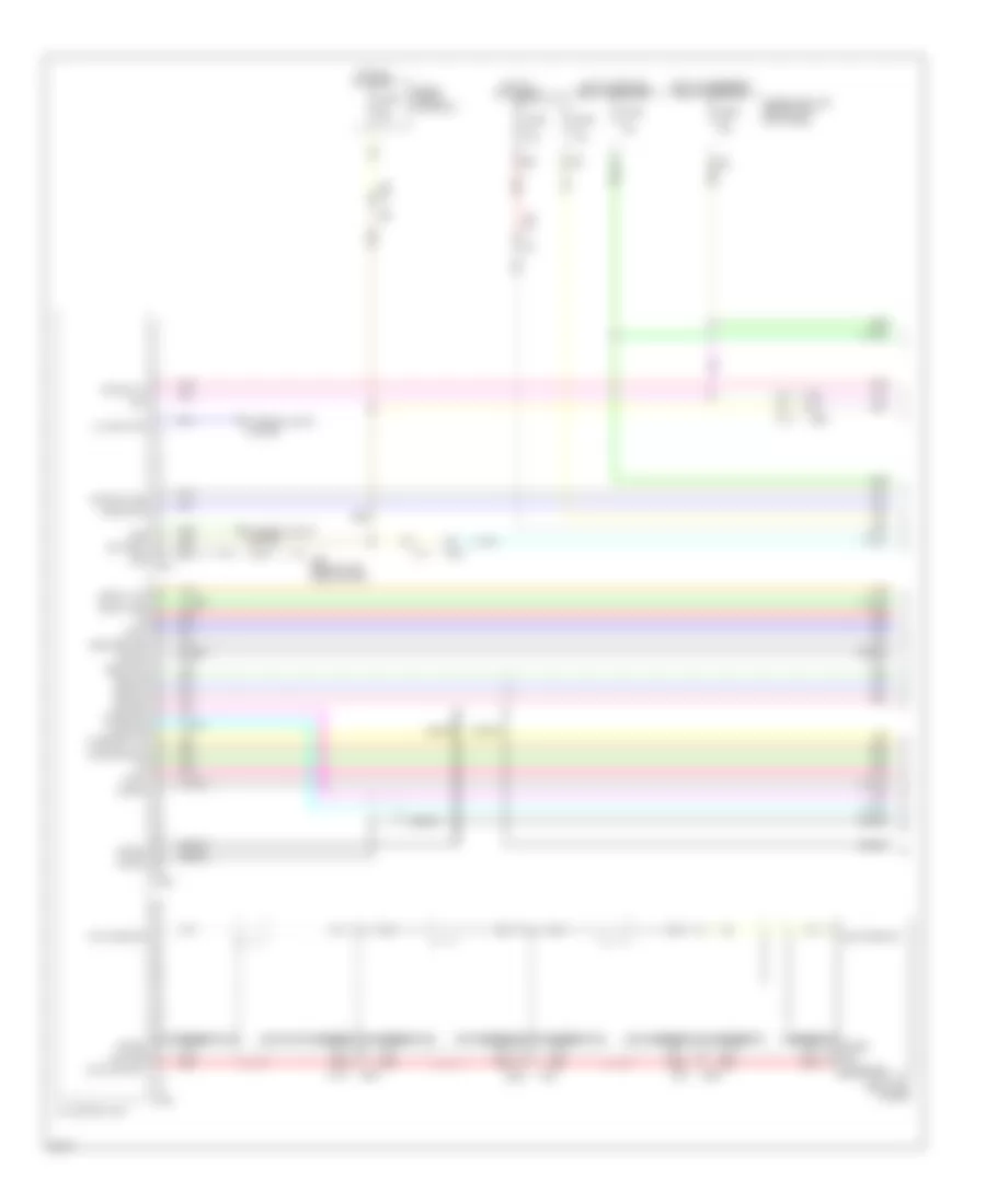 Электросхема магнитолы Bose, Кабриолет without Navigation (1 из 4) для Infiniti G37 2011