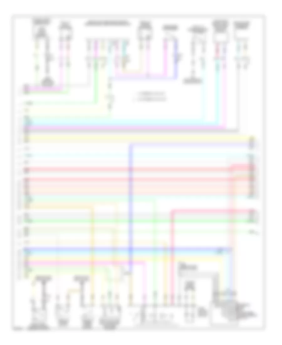 Электросхема центрального замка, Кабриолет (2 из 4) для Infiniti G37 IPL 2011