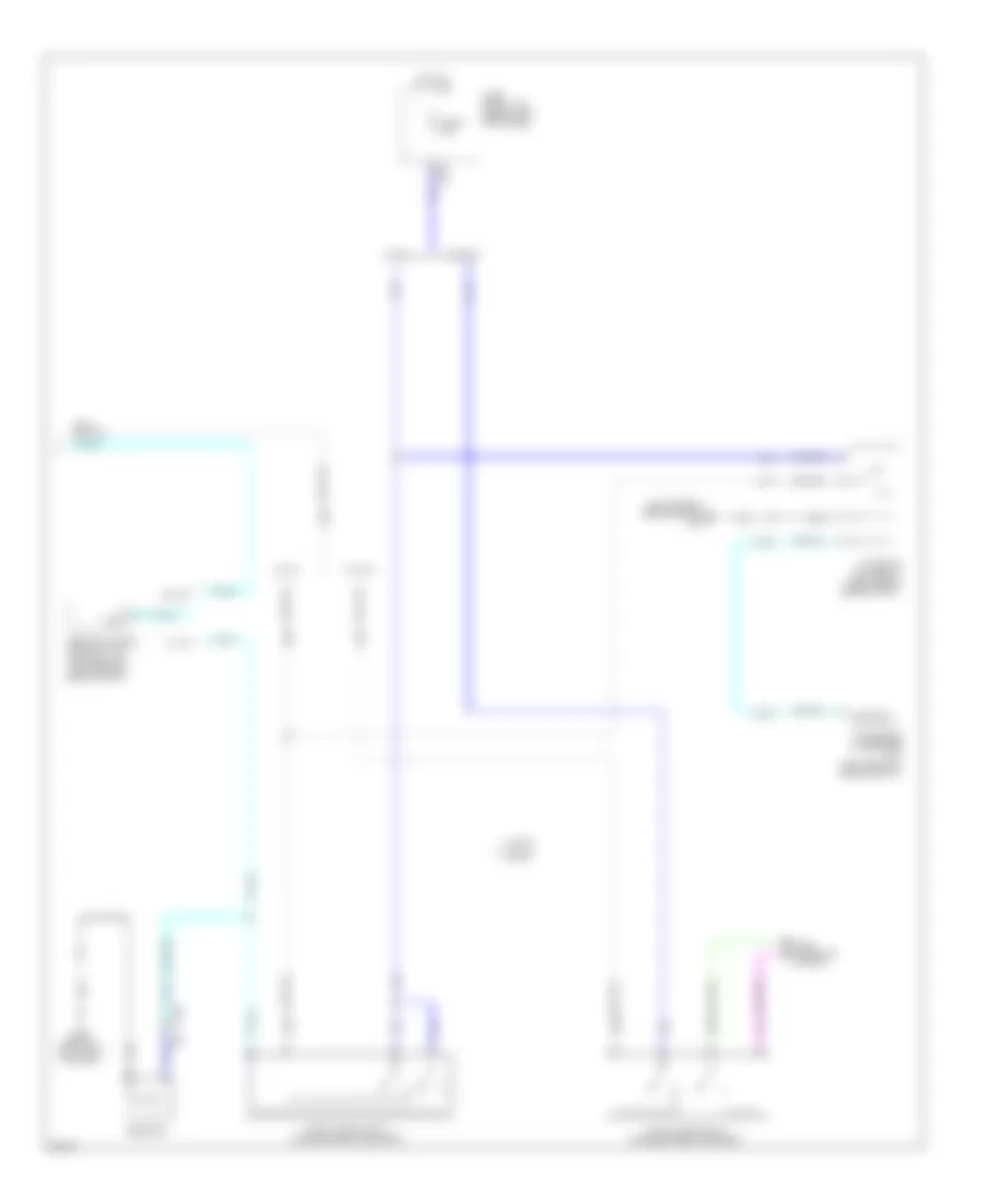 Электросхема внешнего освещения, Купе (3 из 3) для Infiniti G37 x 2011