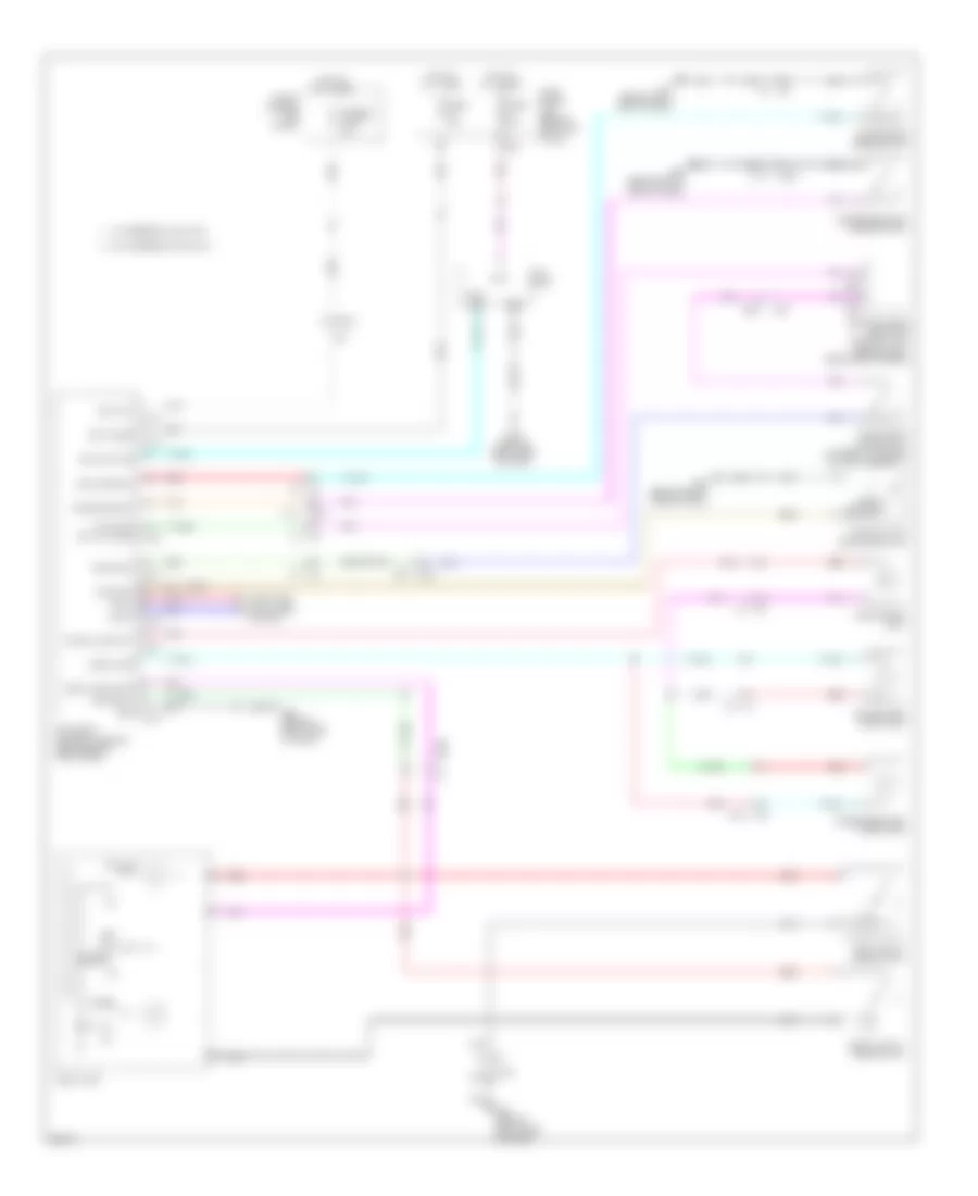 Электросхема подсветки, Кабриолет для Infiniti G37 x 2011