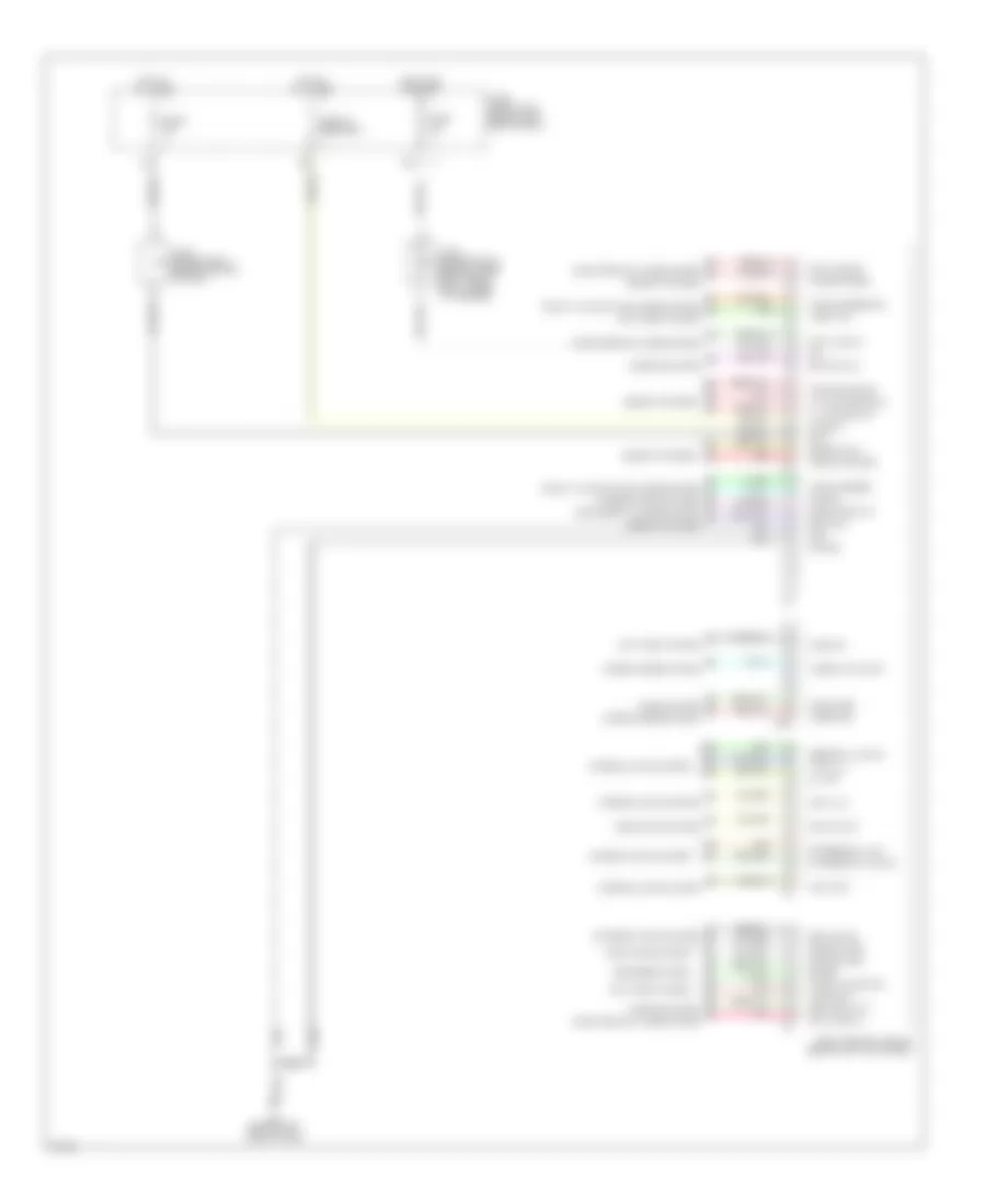 Электросхема блоков управления кузовом (2 из 2) для Infiniti Q45 2004
