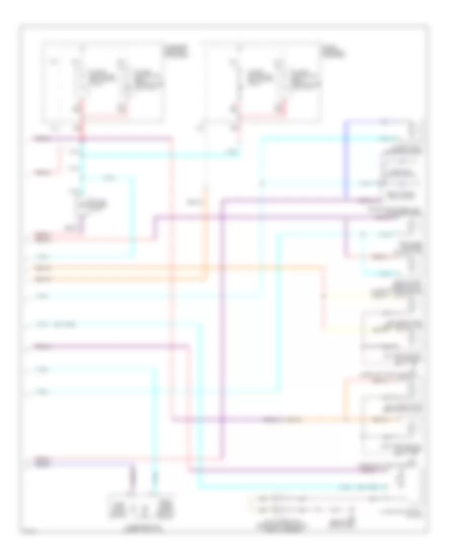 Электросхема подсветки приборов (3 из 3) для Infiniti Q45 2004